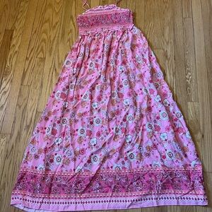 Floral Pink Dress or Swimsuit Cover Up